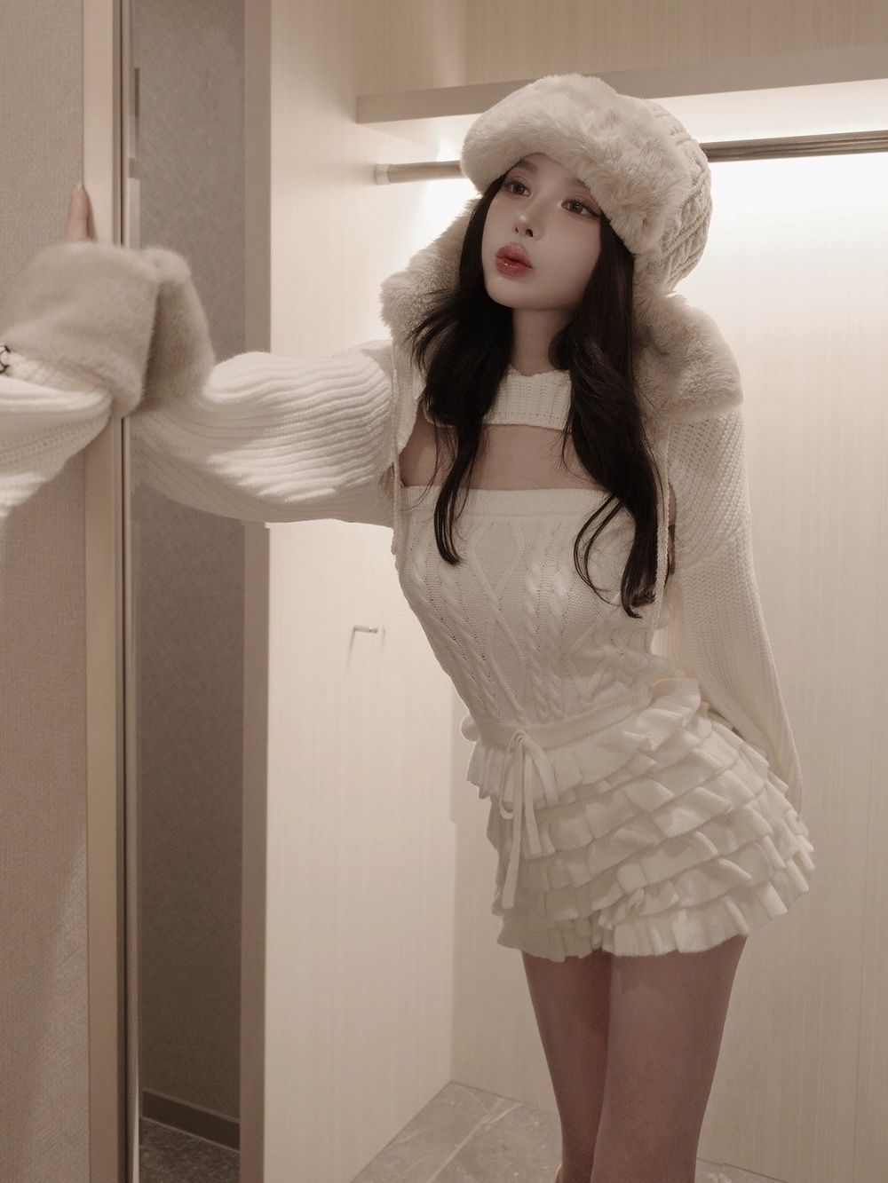 フリルニットコンビネゾン – Darich (ダーリッチ)