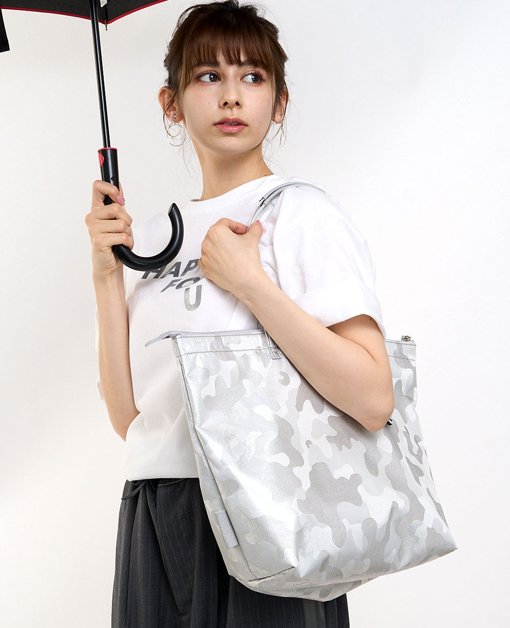 マルシェ・ド・サック ZIP付き ショッピングエコバッグ Mサイズ