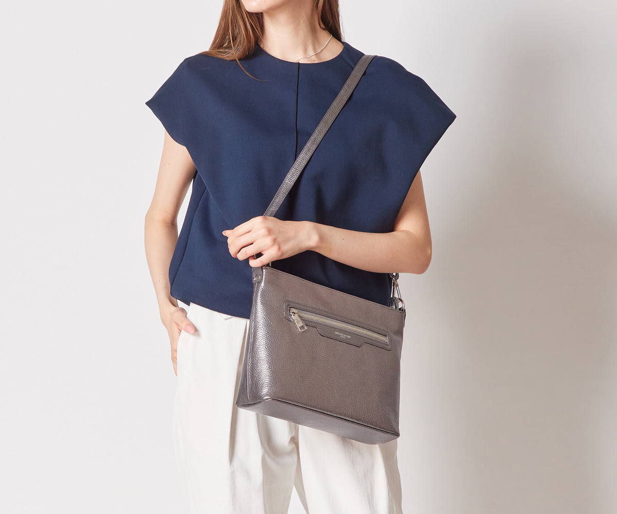 サロンドアルファード アンジェリーナボックス 2WAY レザーバッグ S