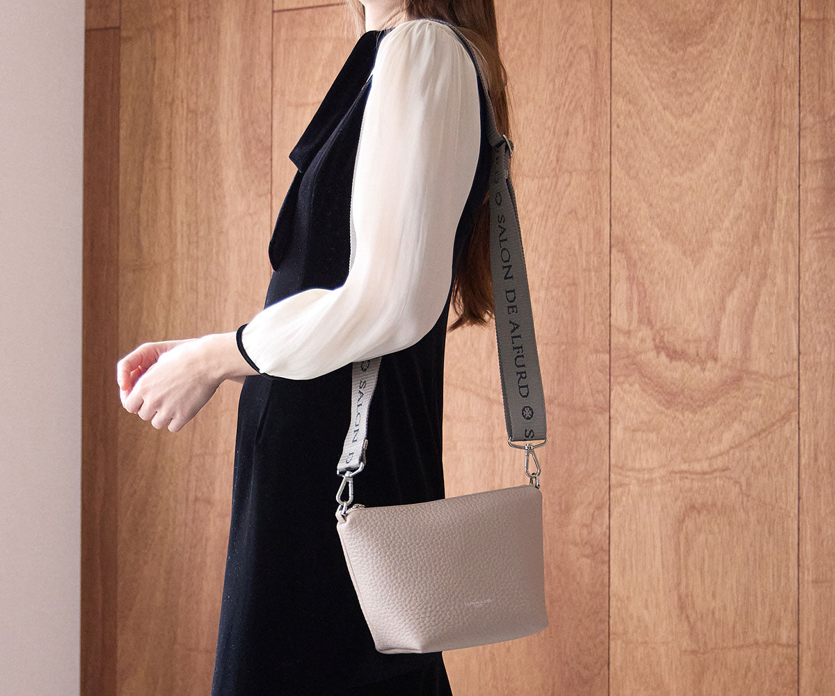 バルケ2WAYポシェット シュリンク型押しダブルフェイスレザーVer. 1723-wf