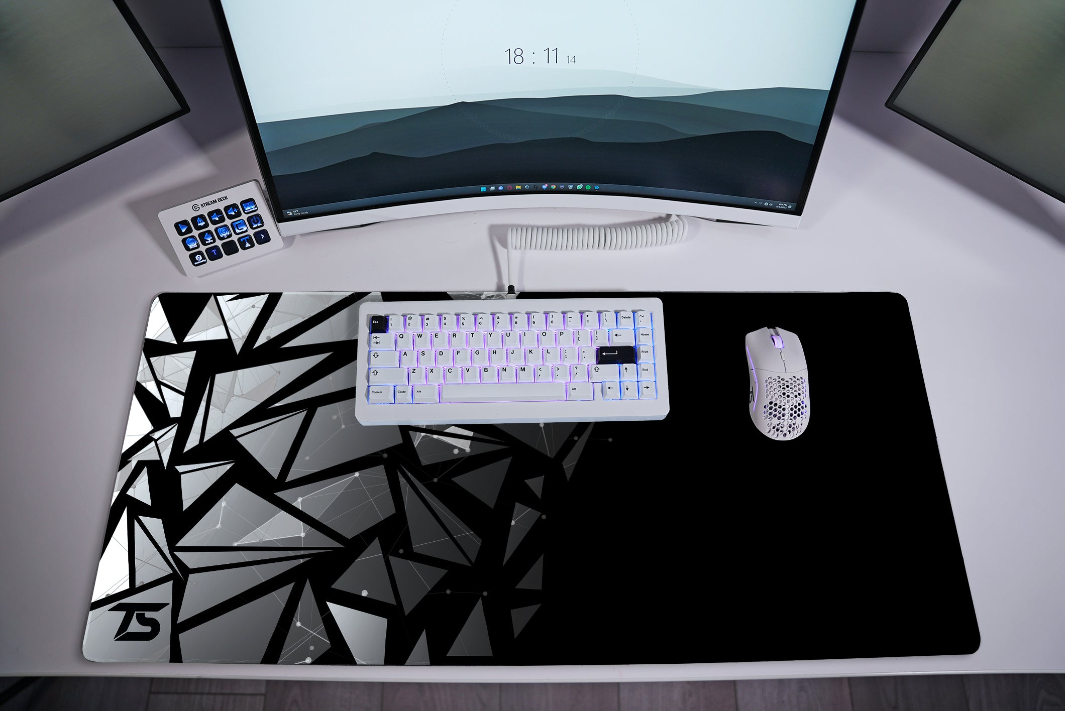 Nexus Black | Best Gaming Mousepad & Wall Art