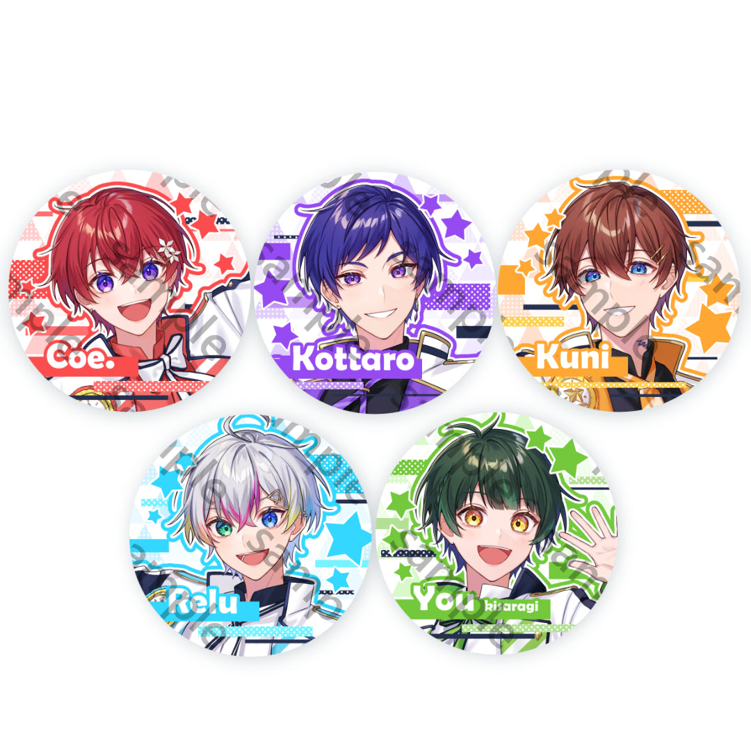 すたぽら ランダム缶バッジ 第6弾 - すたぽらしょっぷ【公式グッズ