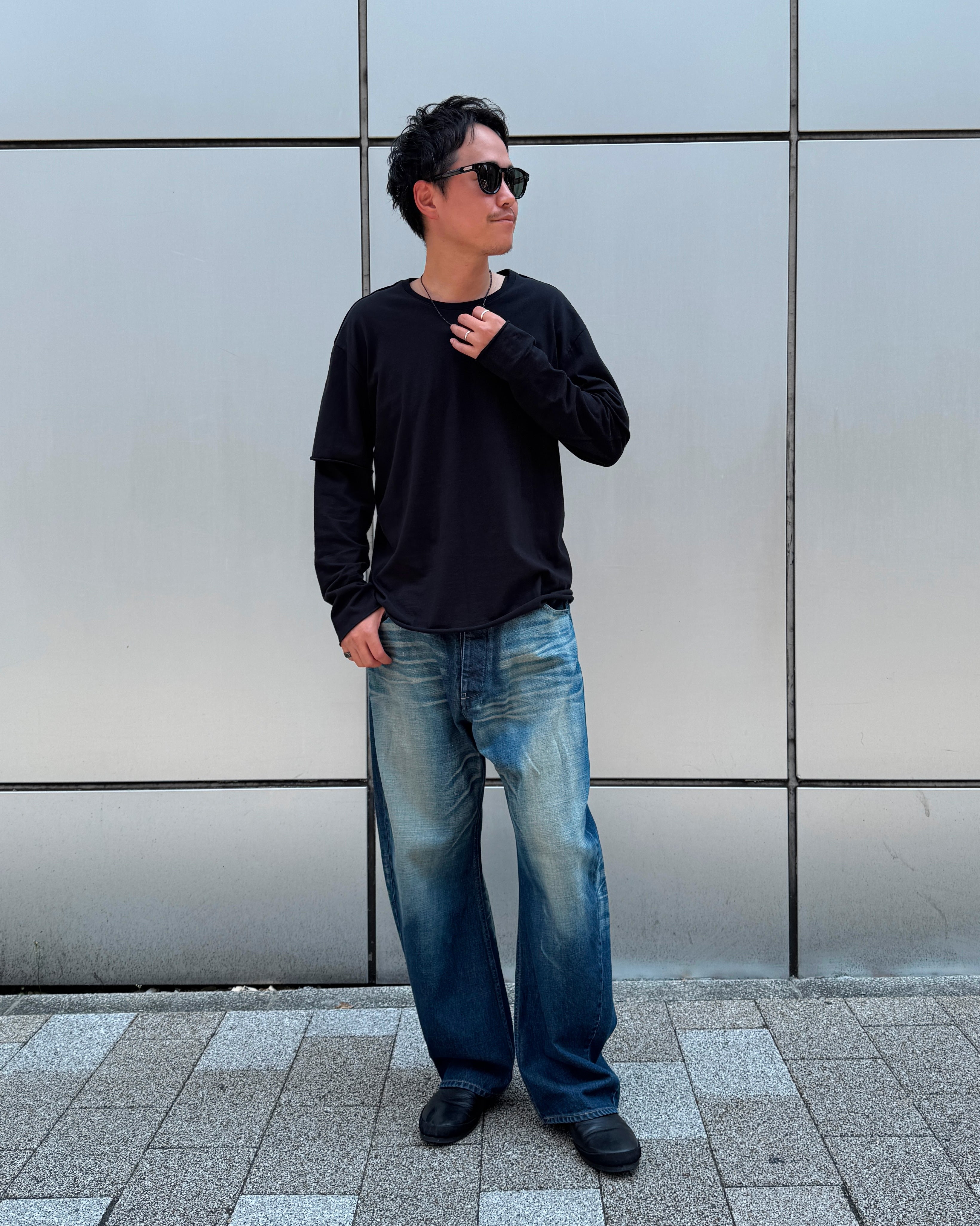 2025新作】バナナシルエットで魅せる新定番ワイドデニムパンツをご紹介