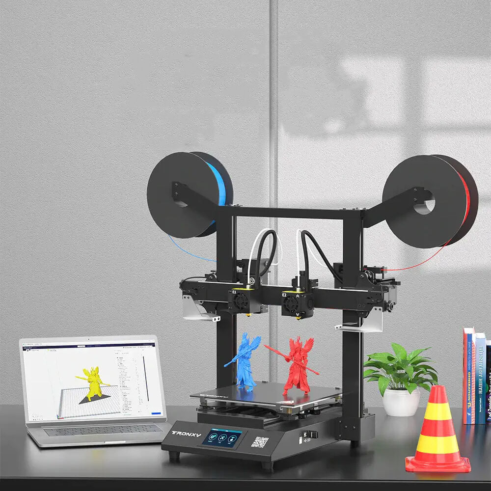 Tronxy Gemini XS 2022: デュアル エクストルーダー 3D プリンター キット