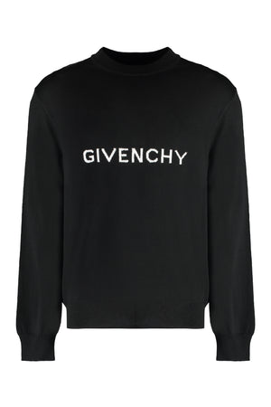 Givenchy - Crew-neck wool sweater black - The Corner