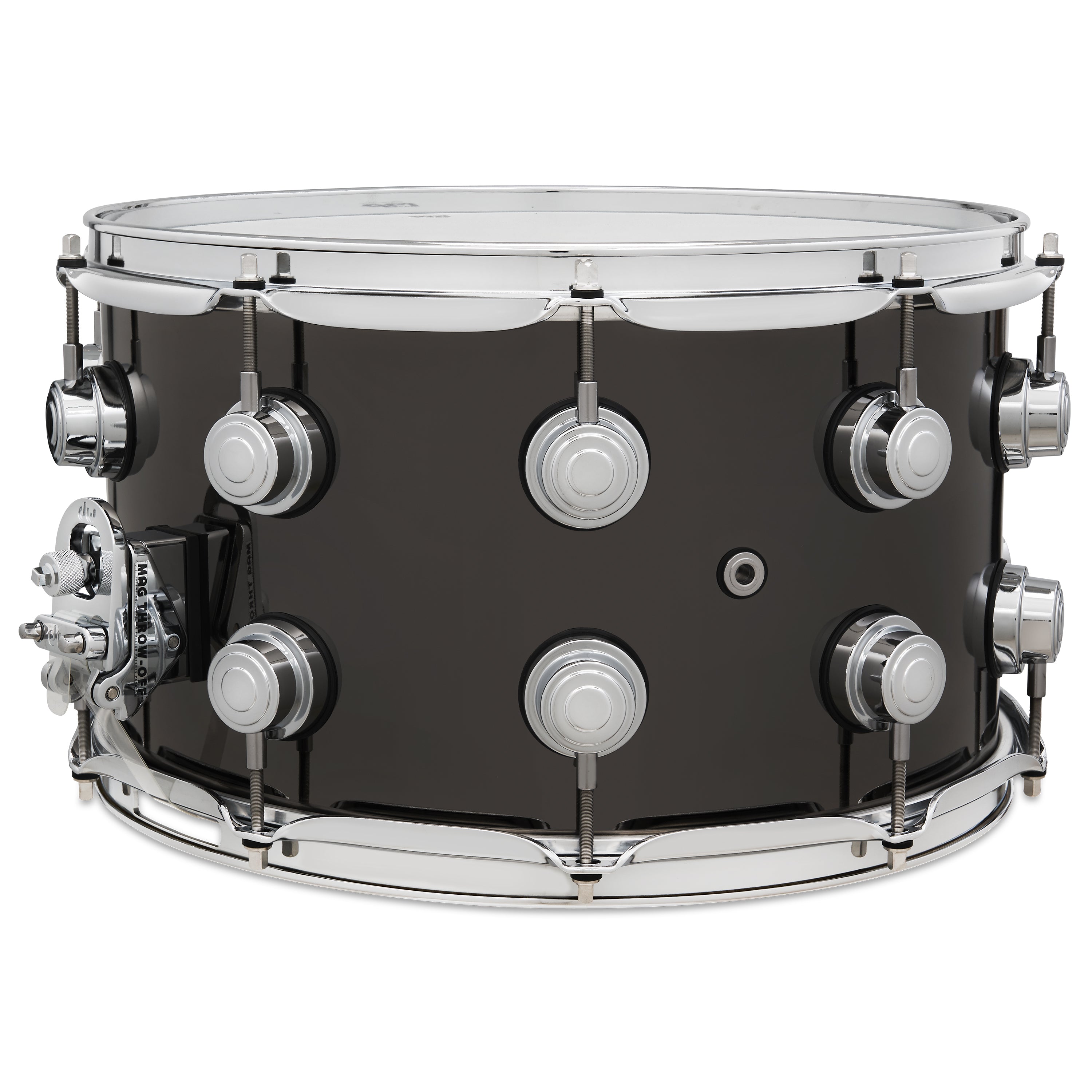 Black Nickel over Brass Snare 8x14 | Drum Workshop Inc.