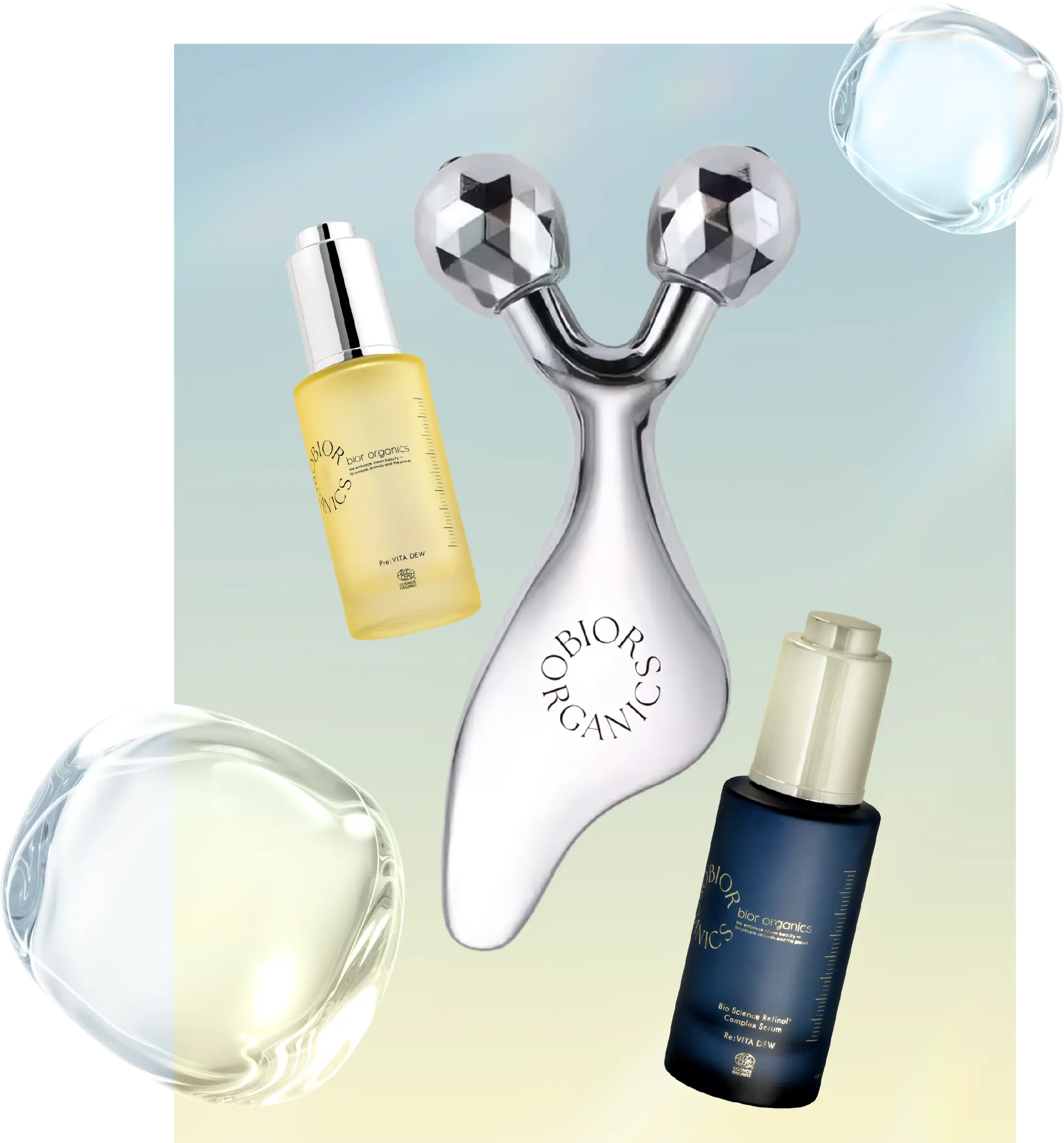 bior organics Pre:VITA DEW & Re:VITA DEW |「朝と夜の美容液