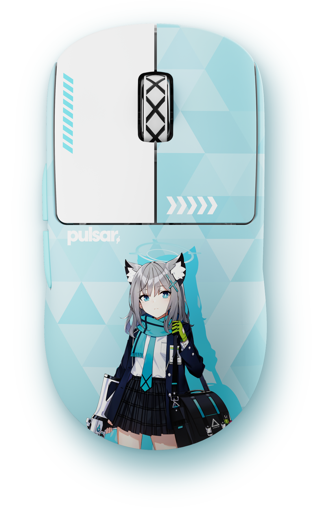 BlueArchive Shiroko Edition] X2 CrazyLight Medium Gaming Mouse