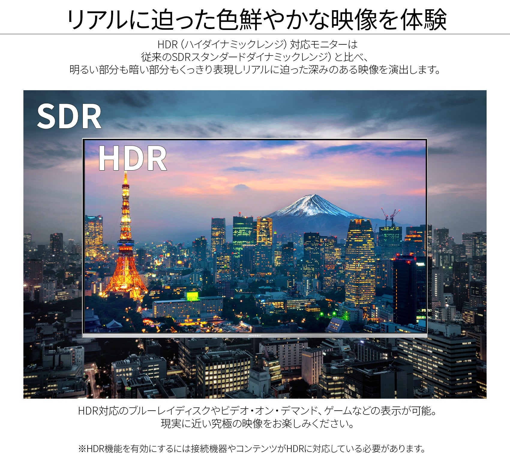 JAPANNEXT IPSパネル 31.5インチ WQHD(2560 x 1440) 液晶モニター JN