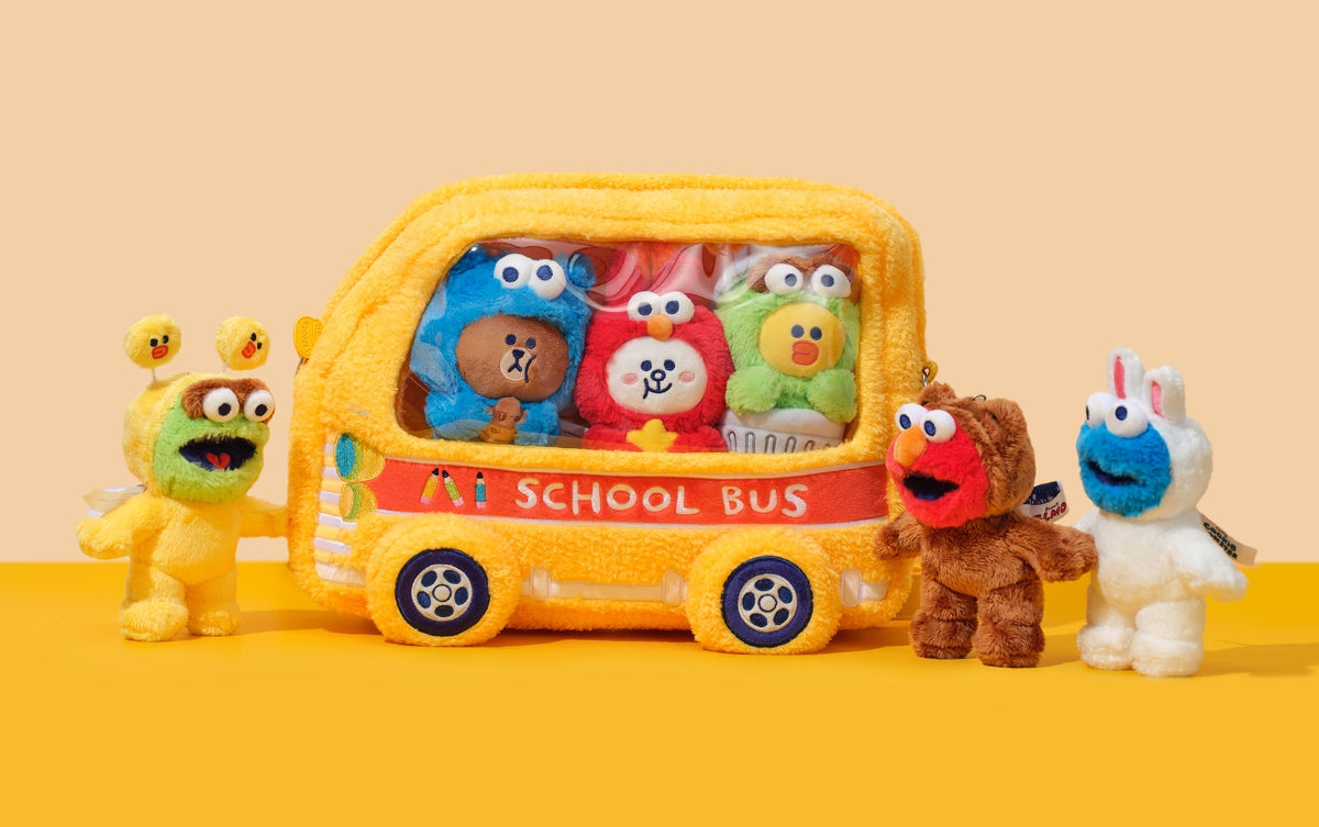 LINE FRIENDS X SESAME STREET ぬいぐるみキーリング サリー – LINE