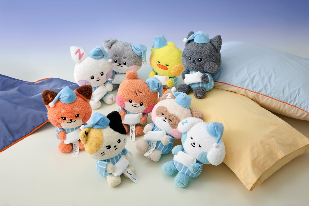 zeroni メッセージぬいぐるみ(BLUE PARADISE) gunini – LINE FRIENDS