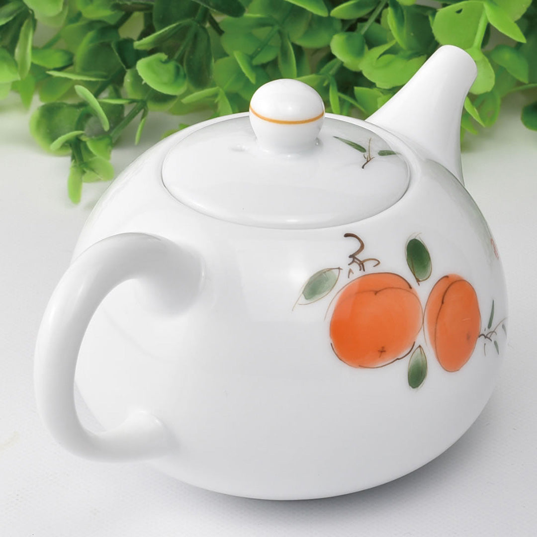 急須｜手描茶壺・柿柿如意｜中国茶器の天香茶行