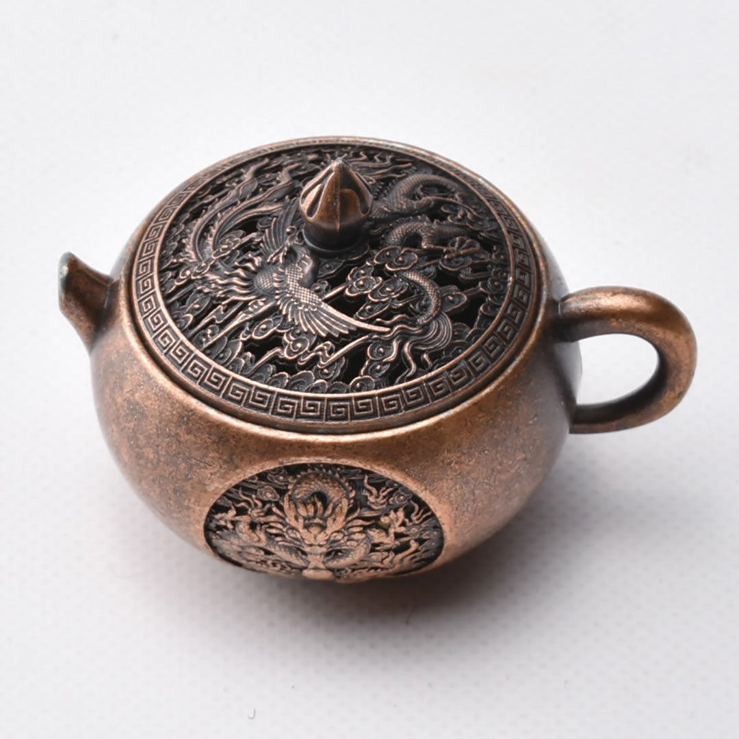 急須型ミニ香炉｜赤銅｜中国茶道具専門店・天香茶行