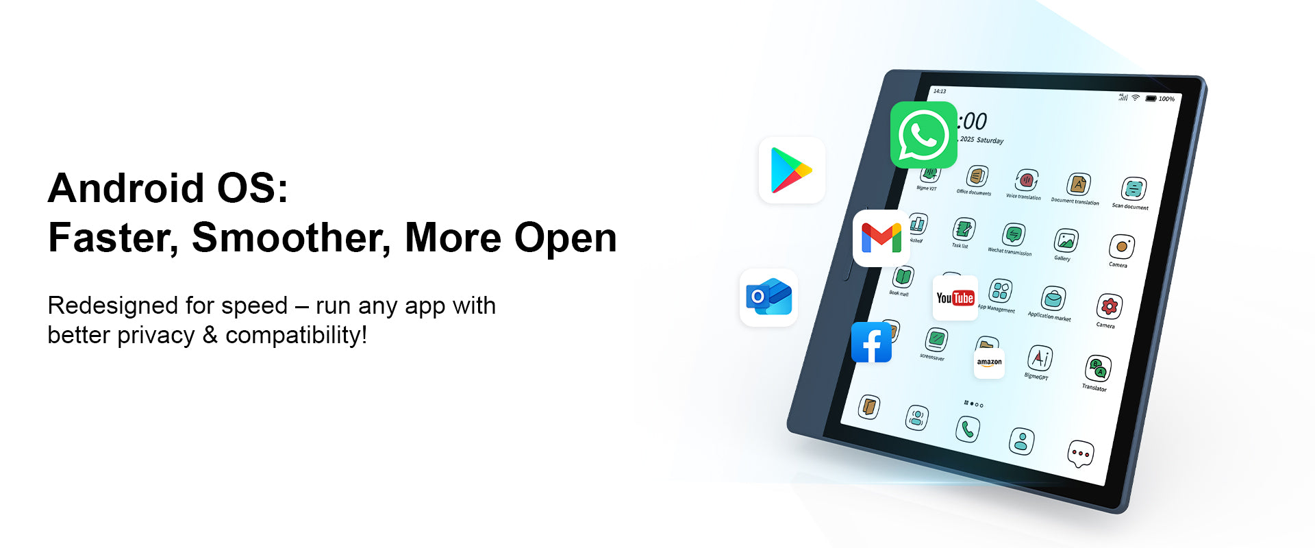 B7--7 インチ 4G 通話付きカラー電子ペーパー タブレット – Bigme