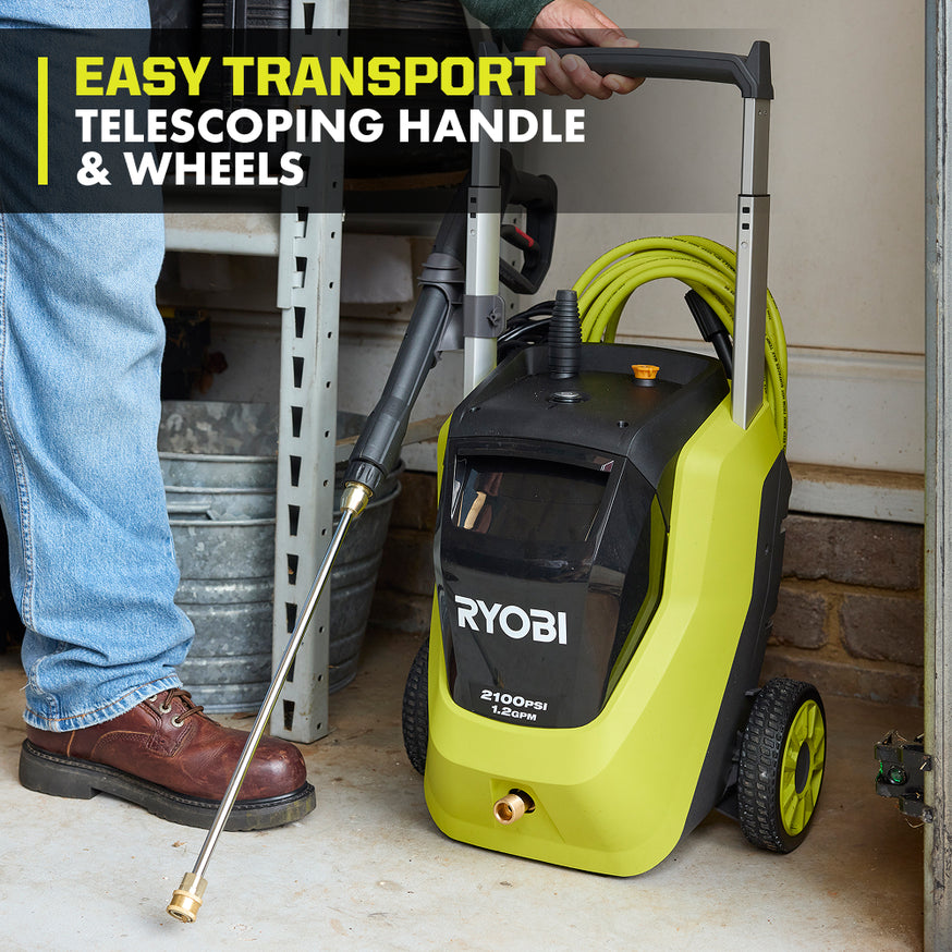 2100 PSI 1.2 GPM Electric Pressure Washer