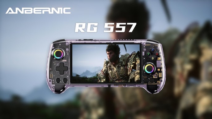 ANBERNIC RG557 Game Console Android System AMOLED Screen - WhatGeek