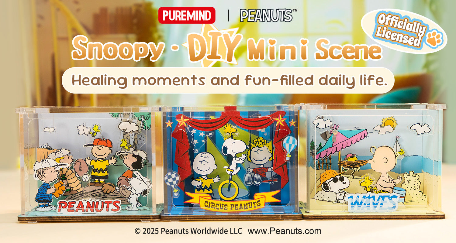 Puremind x Snoopy – Talent Show Wooden Puzzle 2102