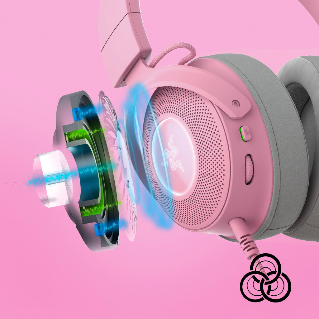 Razer Kraken Kitty V2 Pro Quartz Pink クラーケンキティーブイツー