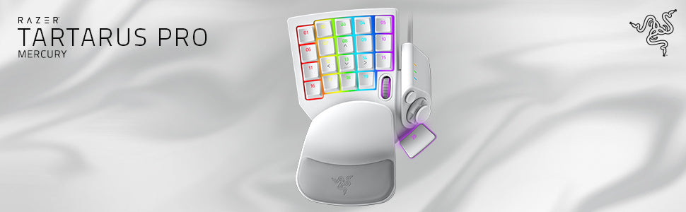 Razer Tartarus Pro Mercury White タータロス プロ マーキュリー