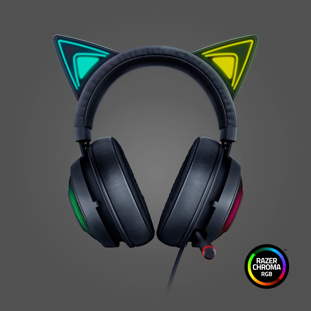 Razer Kraken Kitty Black クラーケン キティー ブラック – GRAPHT
