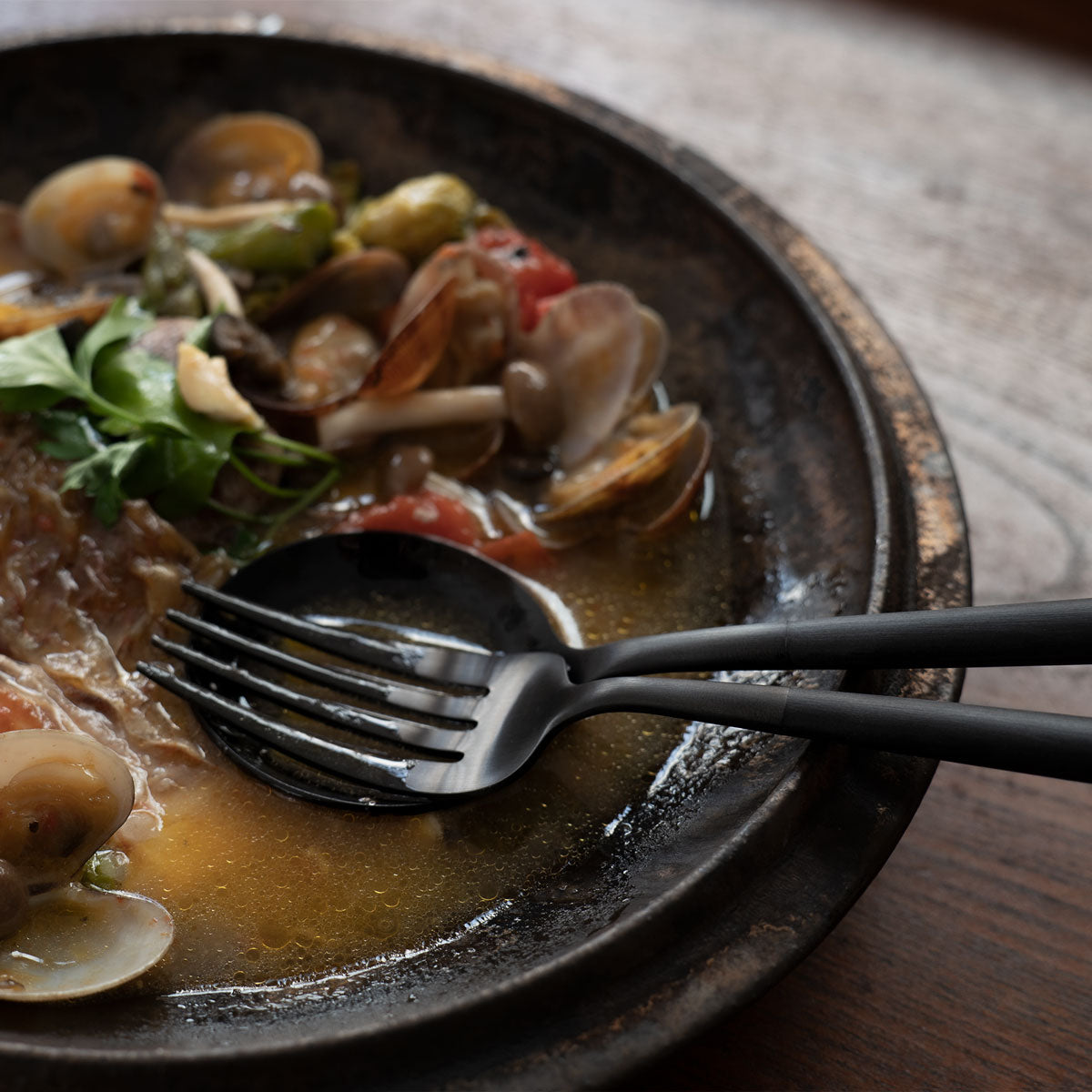 正規取扱店】 クチポール GOA/ゴア ディナー 4本セット ブラック