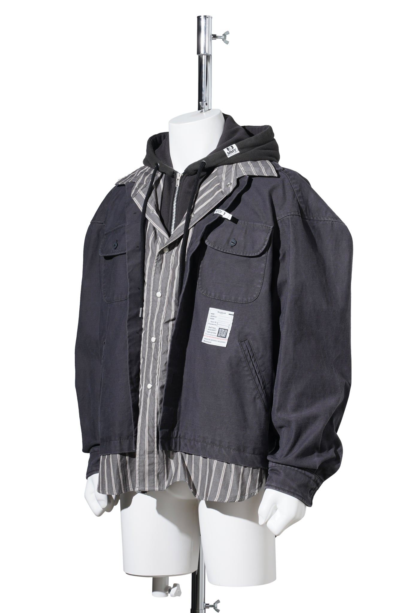 TRIPLE LAYERED L/S SHIRTS / BLACK | GR8