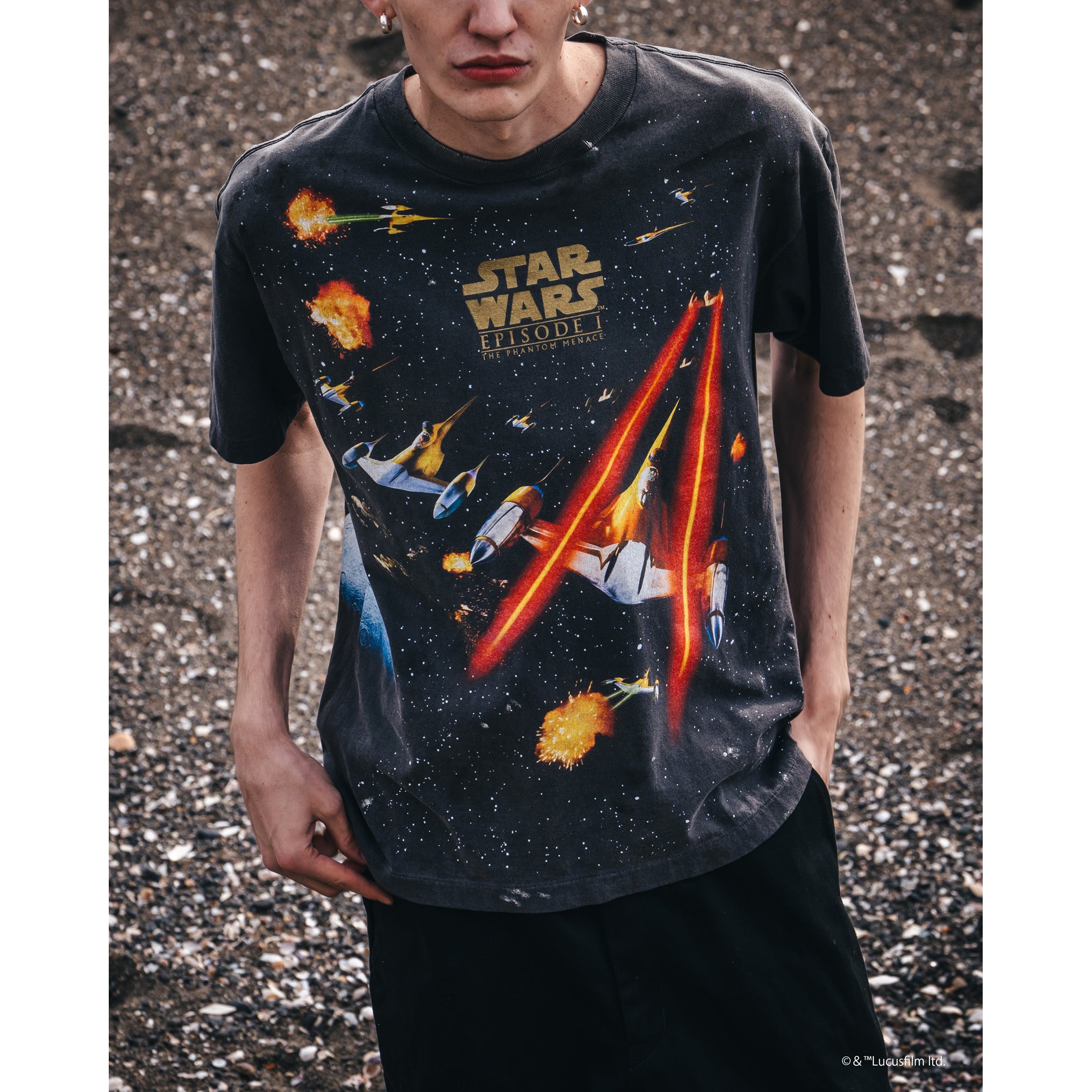 SAINT Mxxxxxx x STAR WARS TEE/STARWARS / BLACK | MEN | GR8
