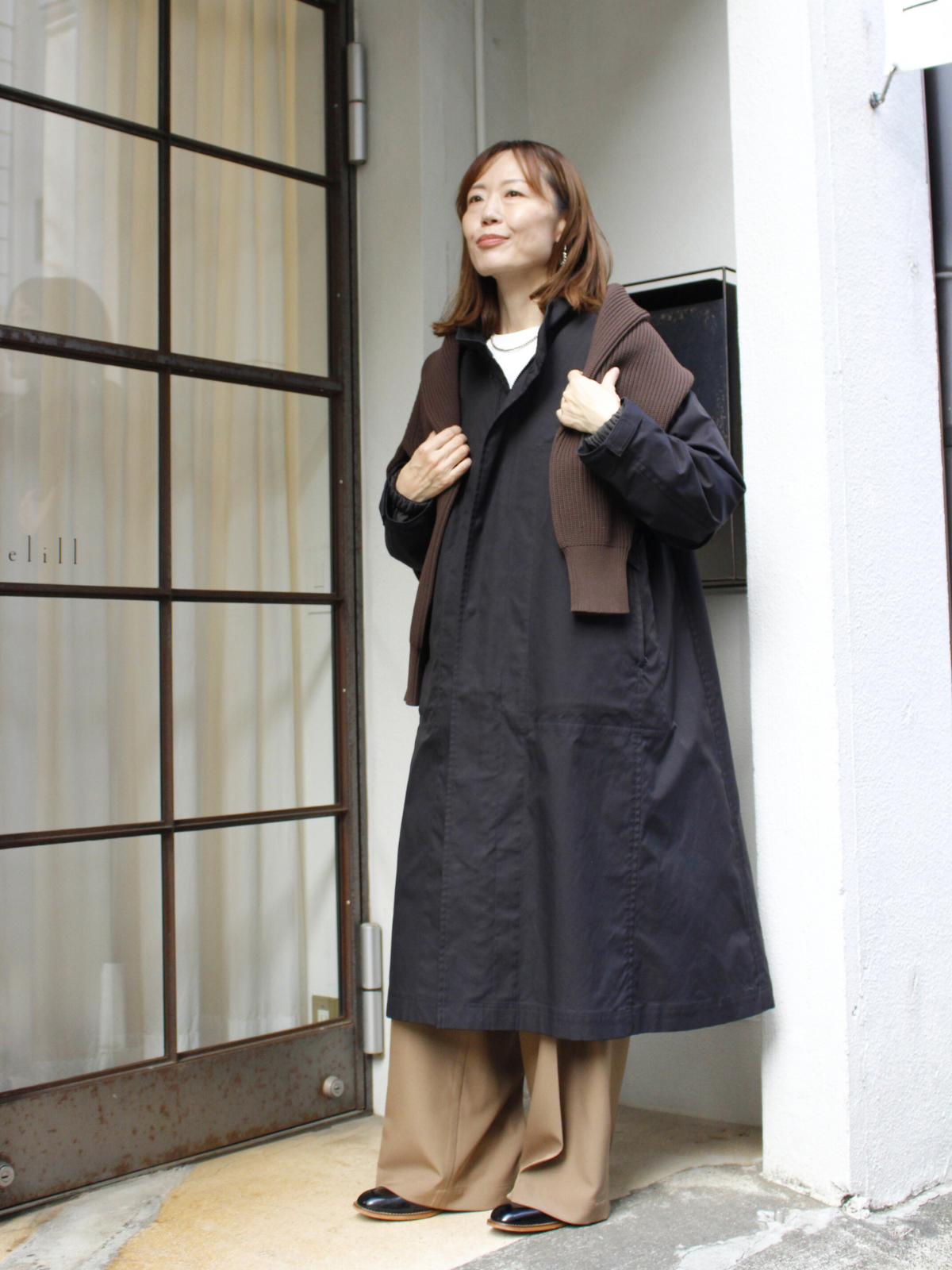 lelill レリル ハイテク畦フーディー