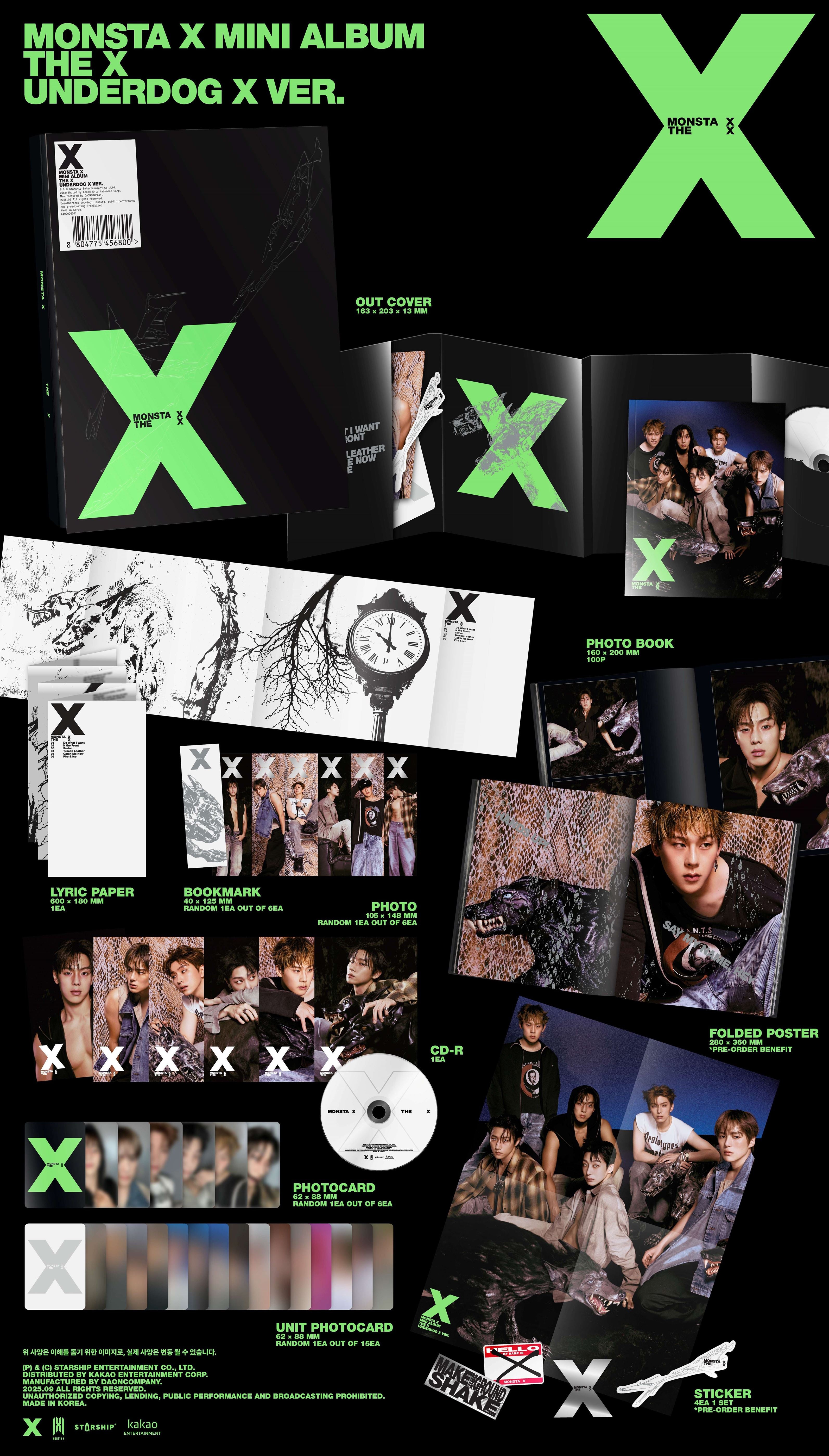 Monsta X - 11TH MINI ALBUM 'Shape of Love' [Random Version