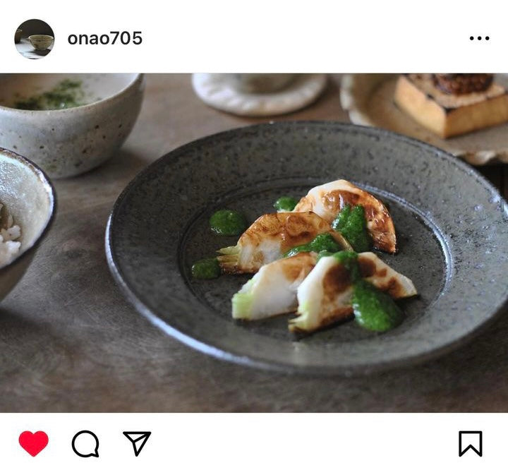 叶谷 真一郎】7寸リム皿 黒翠 – クラシコサエル