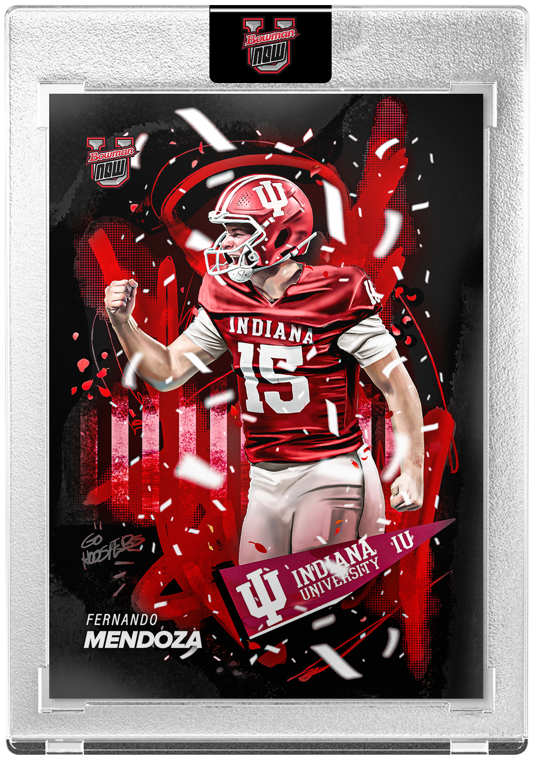 Fernando Mendoza - 2025-26 Bowman U NOW® Football - Art Card FM