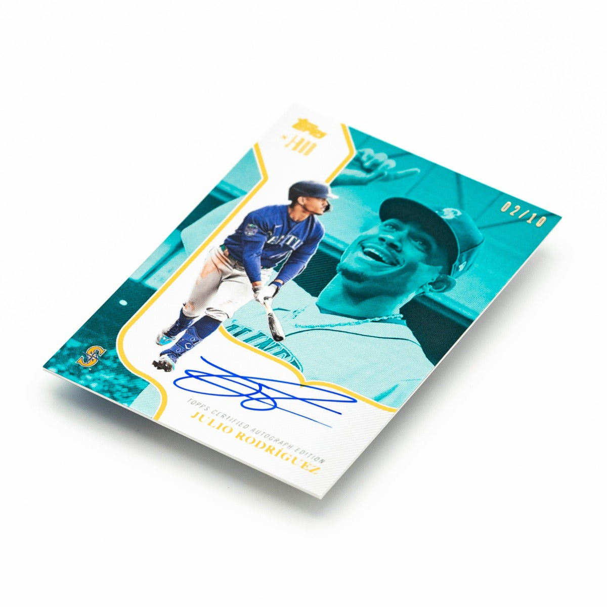Julio Rodriguez 99枚限定 サインカード clearly On-Card Autograph