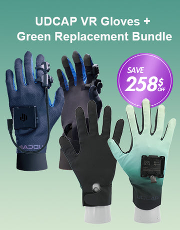 UDCAP VRグローブ：SteamVRとVRChat用ハプティックコントローラー