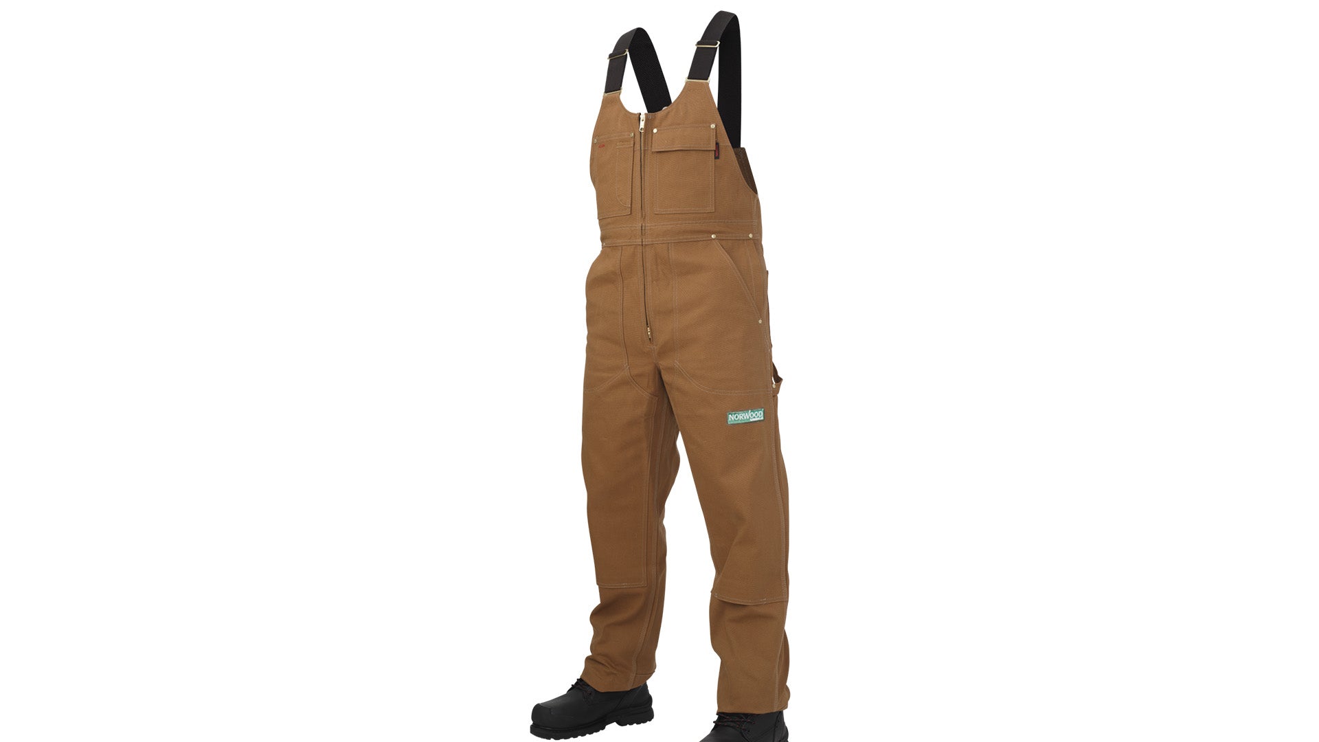 Norwood Deluxe Unlined Bib Overall by Tough Duck, Brown – Norwood