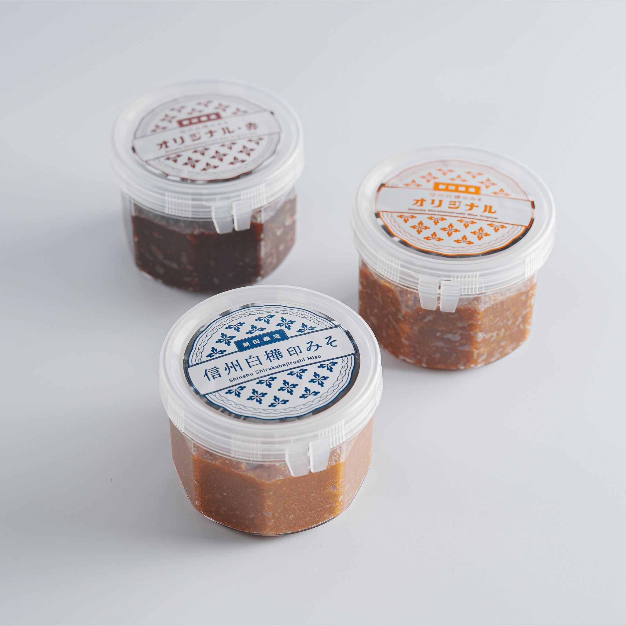 信州白樺印みそ 味比べ3種セット※しばらく販売お休み – 信州のみそ蔵