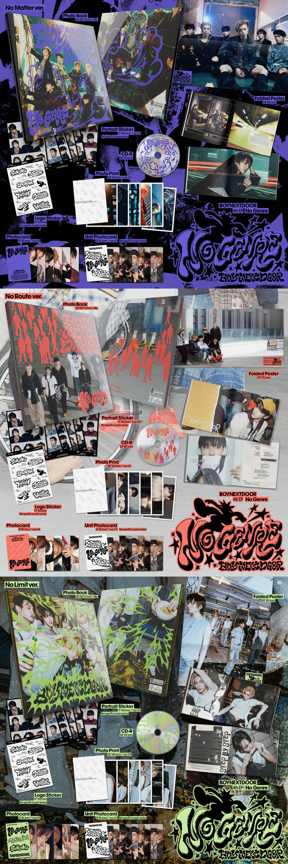 BOYNEXTDOOR 4th EP [No Genre] (3種セット) – Nemoz Shop Japan