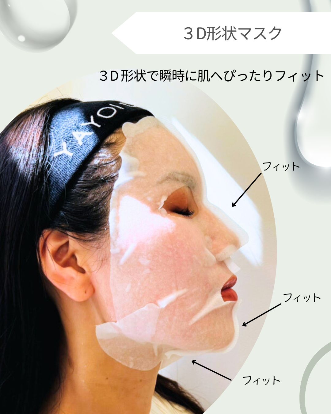 エムディア 3D モイストプレミアムマスク｜ドクターズコスメ専門通販