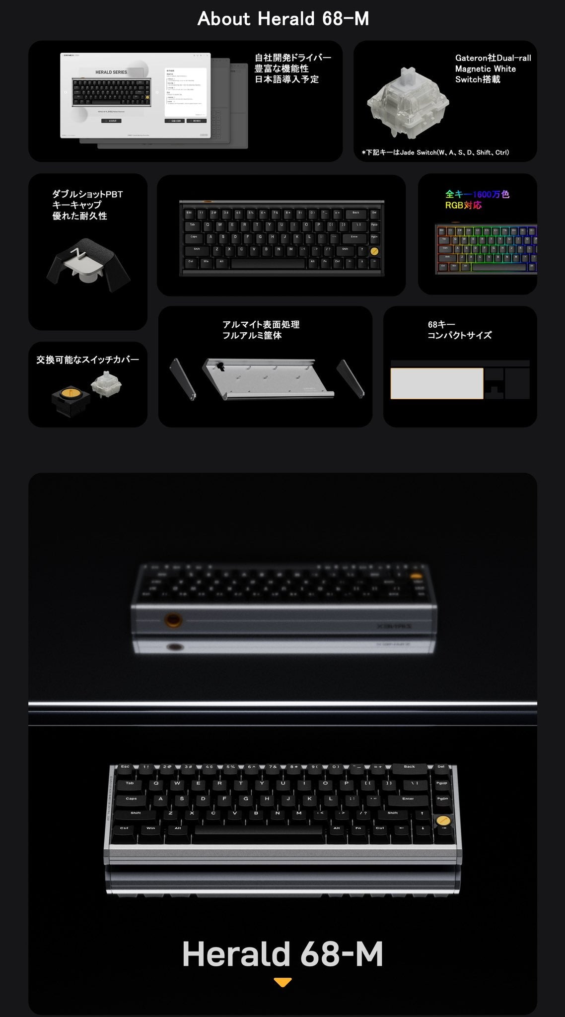 Zirnex Herald 68-M [Gaming Keyboard]