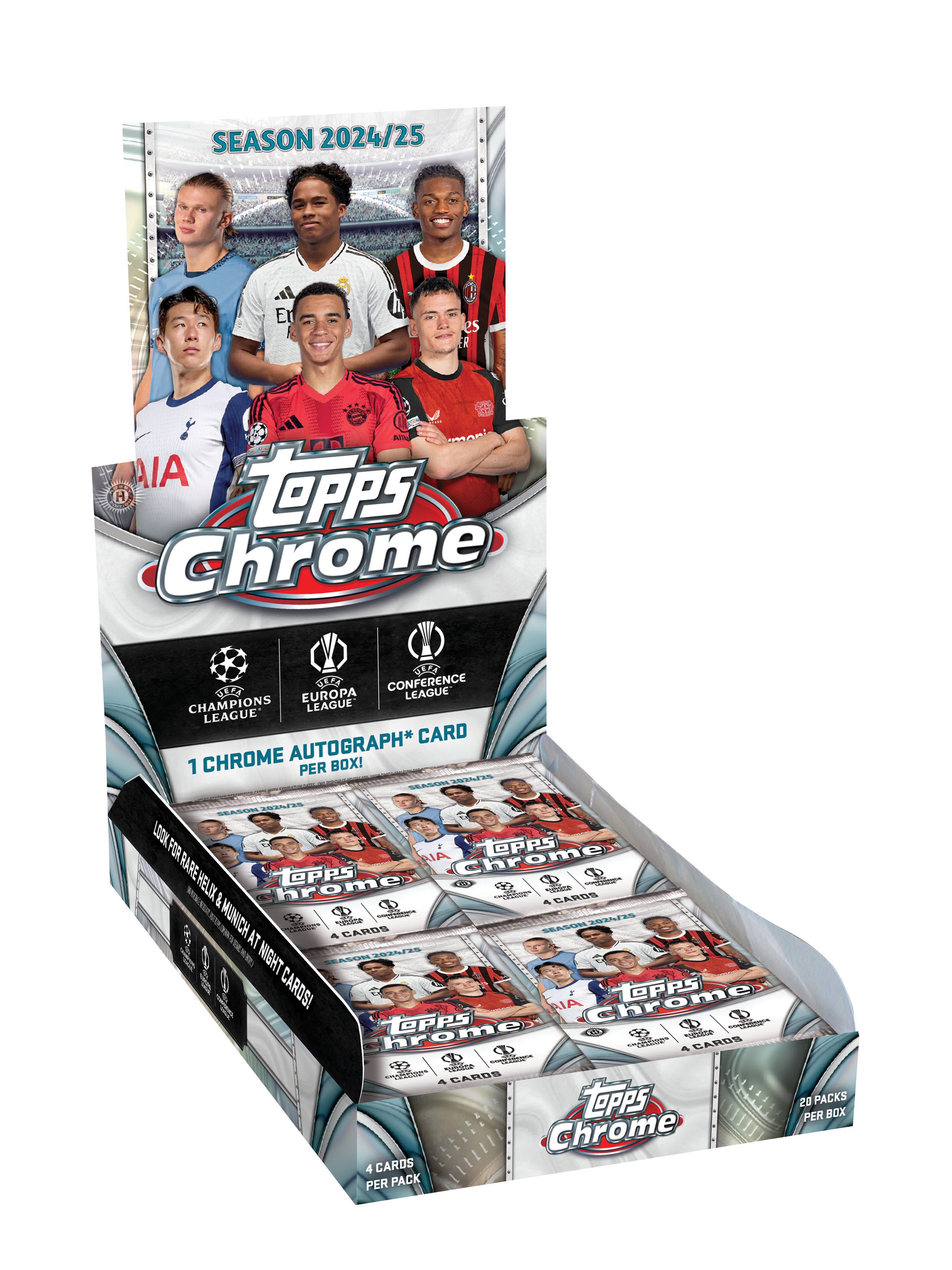 2024-25 Topps Chrome® UEFA Club Competitions - Hobby Box