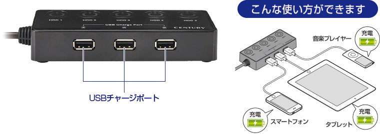 裸族のカプセルホテル 5Bay V2 [ CRCH535U3ISC2 ] – センチュリー