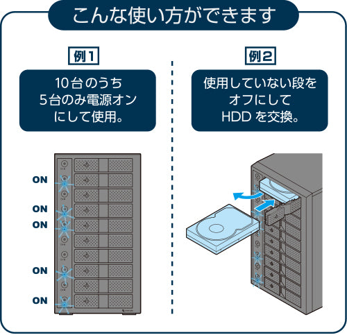 裸族のスカイタワー 10Bay USB10G IS [ CRST1035U32CIS2