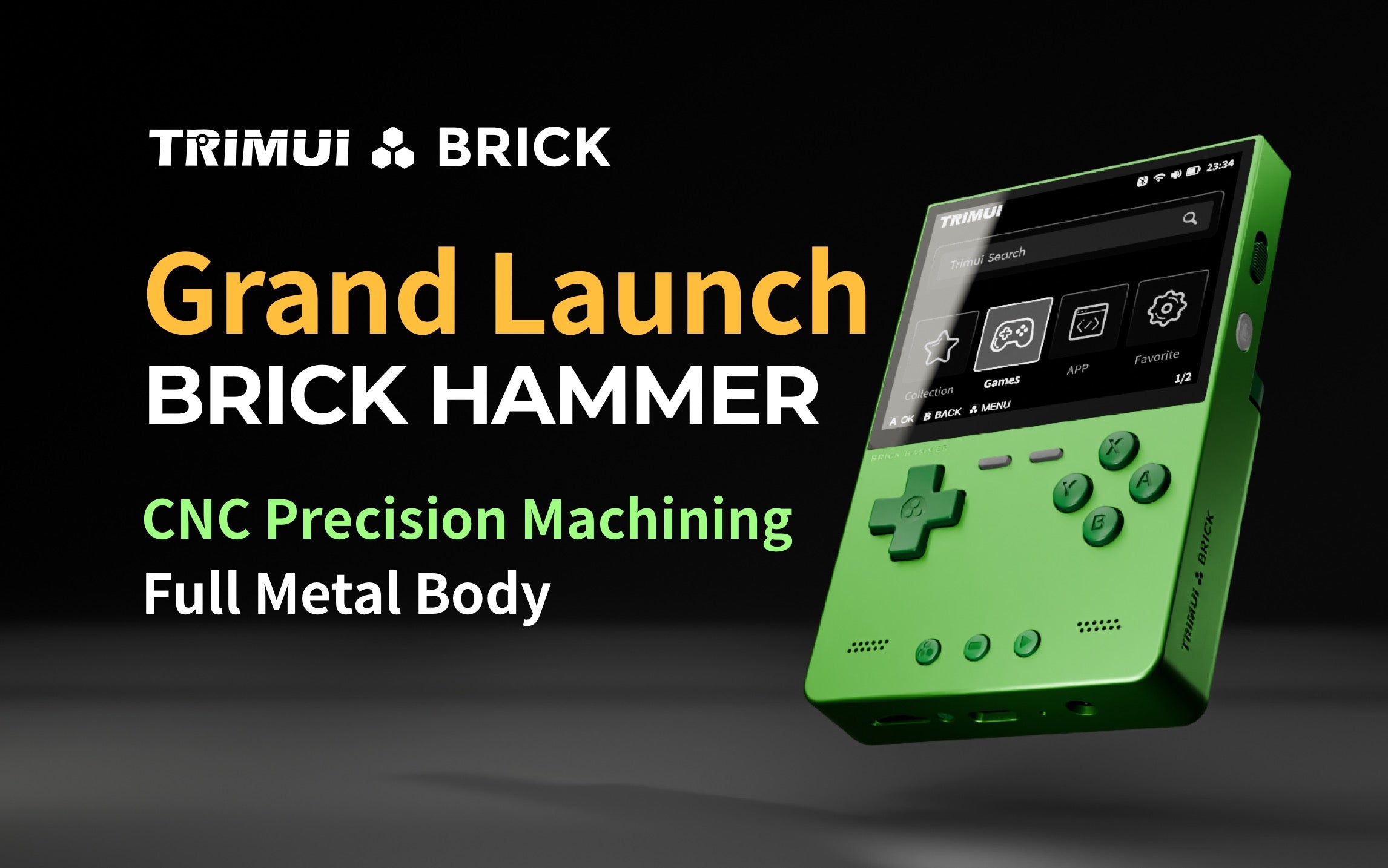 TRIMUI Brick Hammer Handheld Gaming Console - Anime Characters
