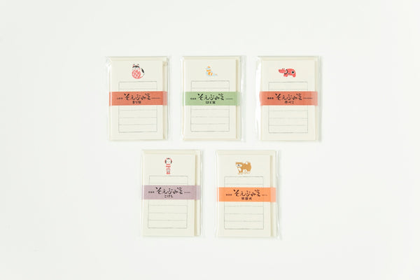 東北の縁起物がモチーフ♪「そえぶみ箋」＆「ピンズ」セット – ことり