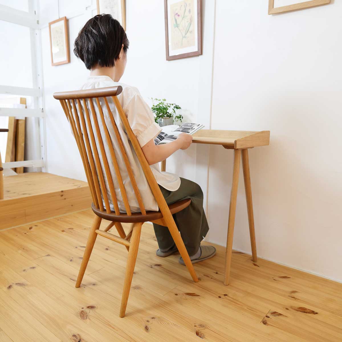 シビルチェア オーク｜柏木工｜CC71A – カチートファニチャー