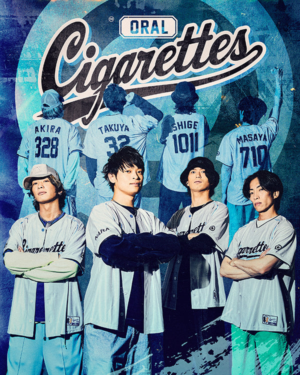 THE ORAL CIGARETTES BKW ベースボールシャツLサイズ