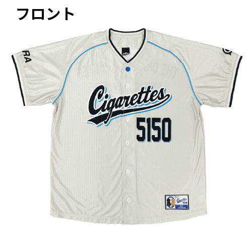 THE ORAL CIGARETTES ユニフォームT 白 BKW!! オリジナルベースボール