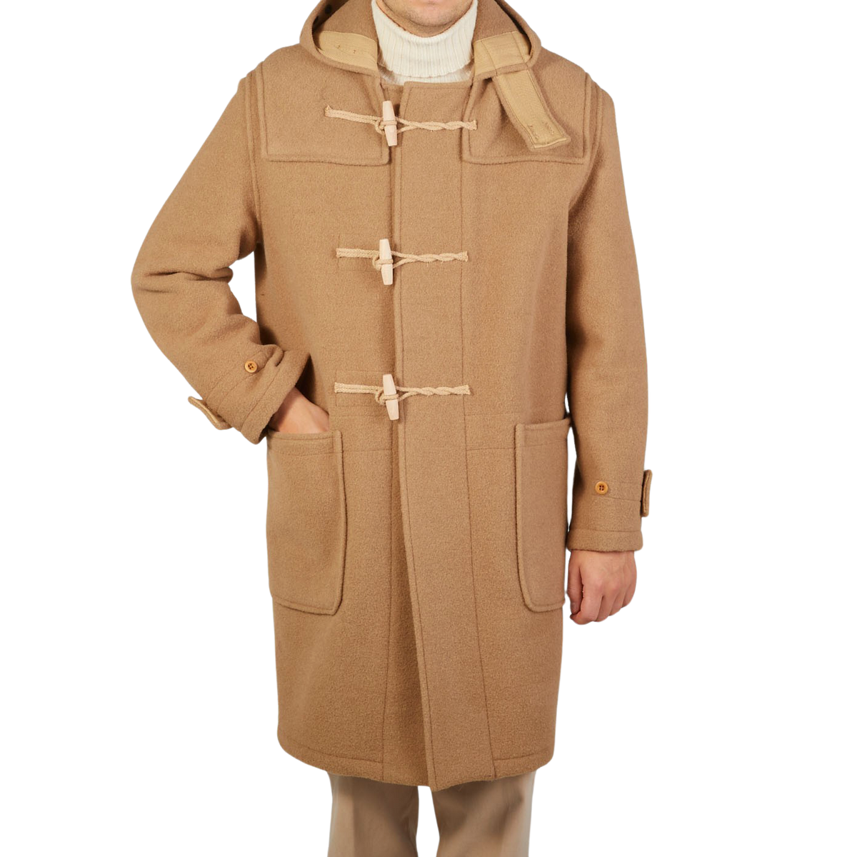 Gloverall | Camel Wool Monty Duffel Coat | Fine Menswear since 1906