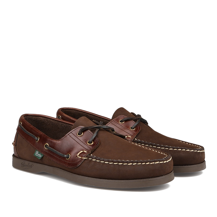 Paraboot | Marron Gringo America Leather Barth Moccasins | Fine