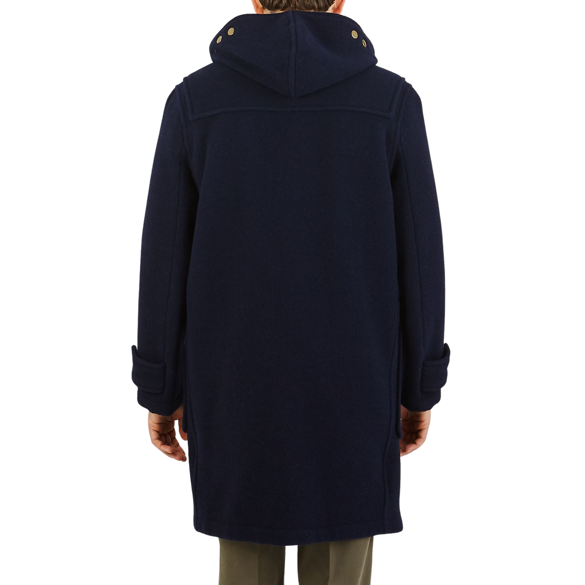 Gloverall | Navy Blue Wool Monty Duffle Coat | Fine Menswear since