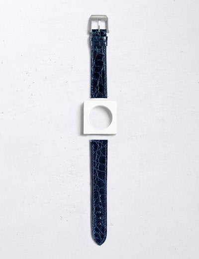 ONLINE STORE】時計ベルト カイマン(ワニ革)へり返し仕立て 登場